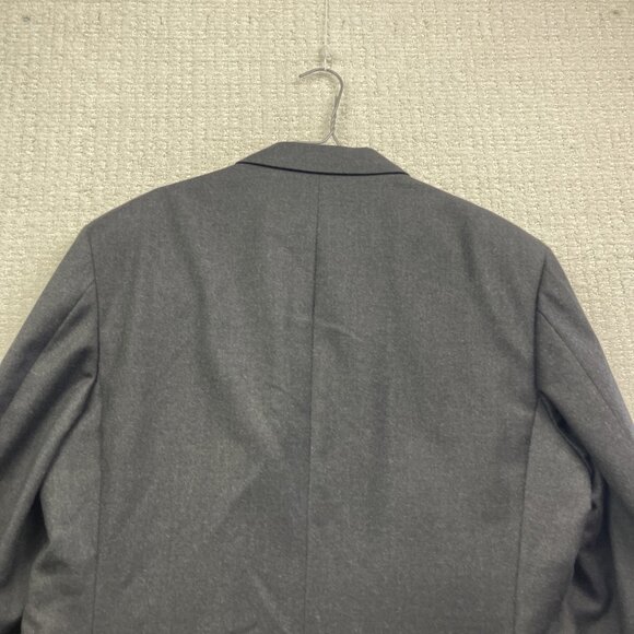 PAL ZILERI Blazer Mens 54R Dark Grey 100% Wool Super 100s Suit Jacket Italy Made - Picture 15 of 15